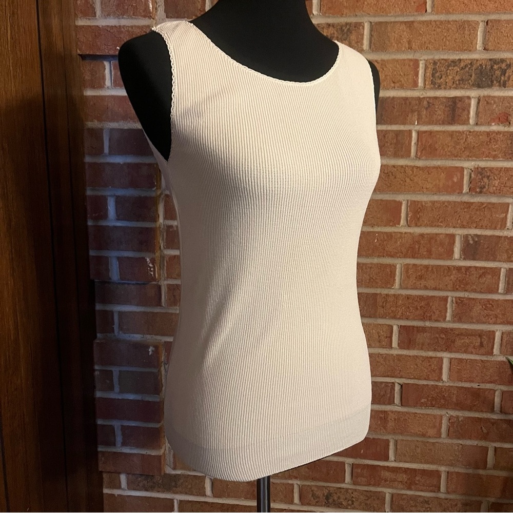 Vintage 70's Designers Originals Women S Action Knit Antron Nylon Tank Top USA